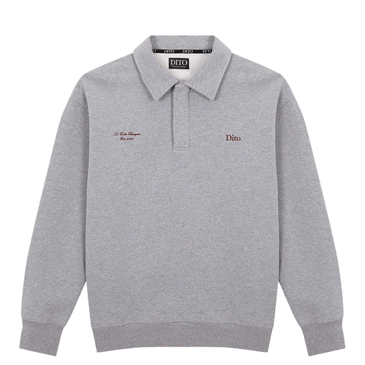 Dito Marble Quarter Zip Grey