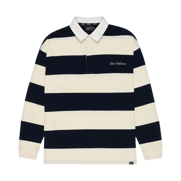 Dito Rugby Polo Navy Cream - navy, cream | Saturday Concept