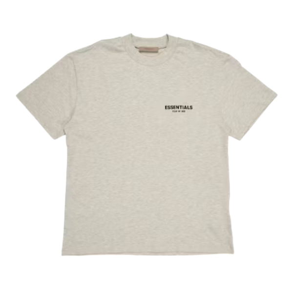 Essentials T-Shirt Helles Haferflocken