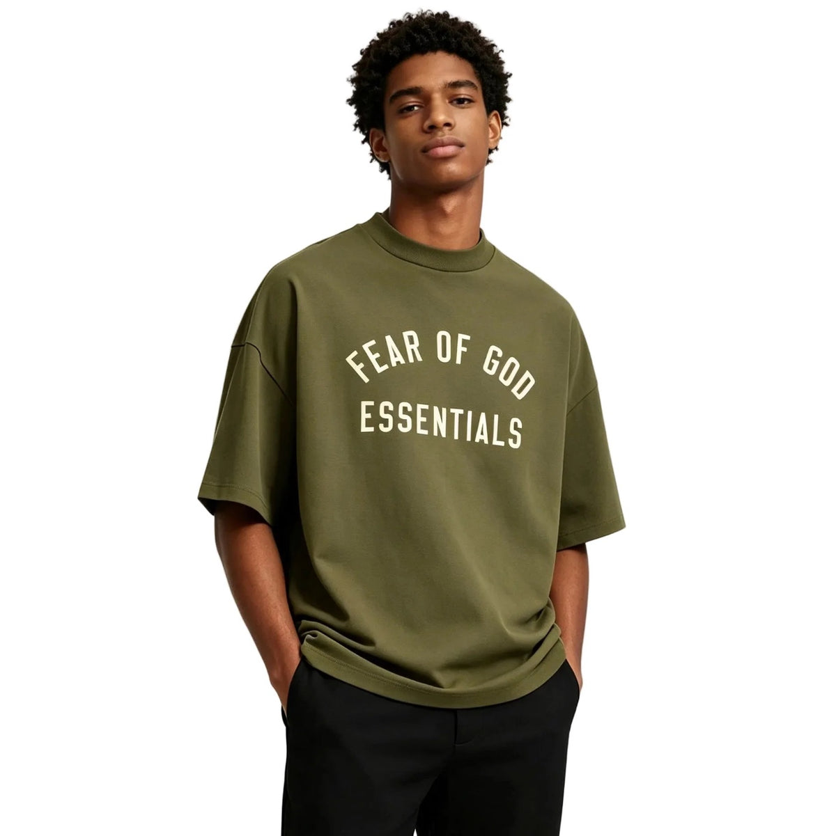 Essentials T Shirt Military Green