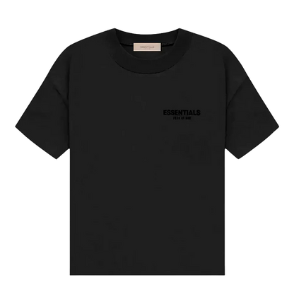 Essentials T Shirt Stretch Limo Black