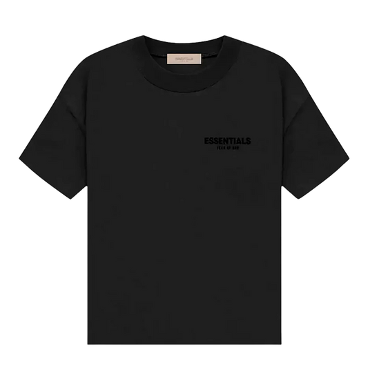 Essentials T Shirt Stretch Limo Black