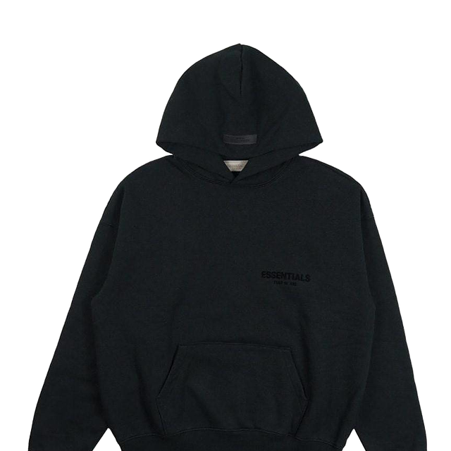 Hoodie Essentials Stretch Limo Black