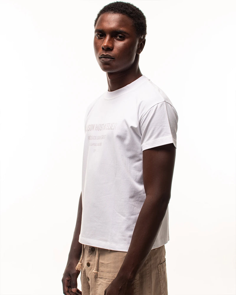 Host Atelier Slim Tee - white | Saturday Concept