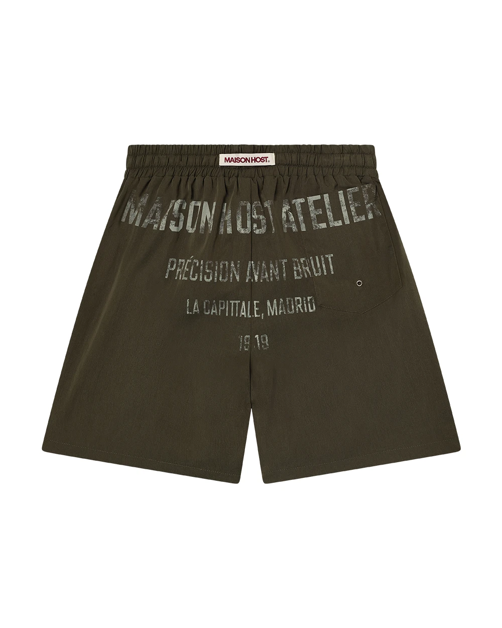 Host Atellier Swim Pants - green, white | Saturday Concept
