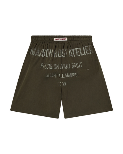 Host Atellier Swim Pants - green, white | Saturday Concept