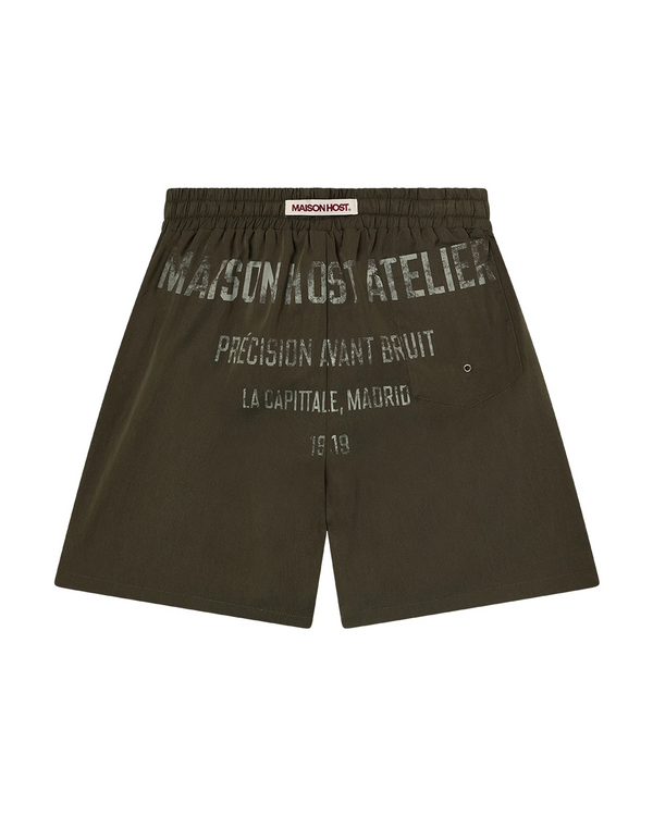 Host Atellier Swim Pants - green, white | Saturday Concept