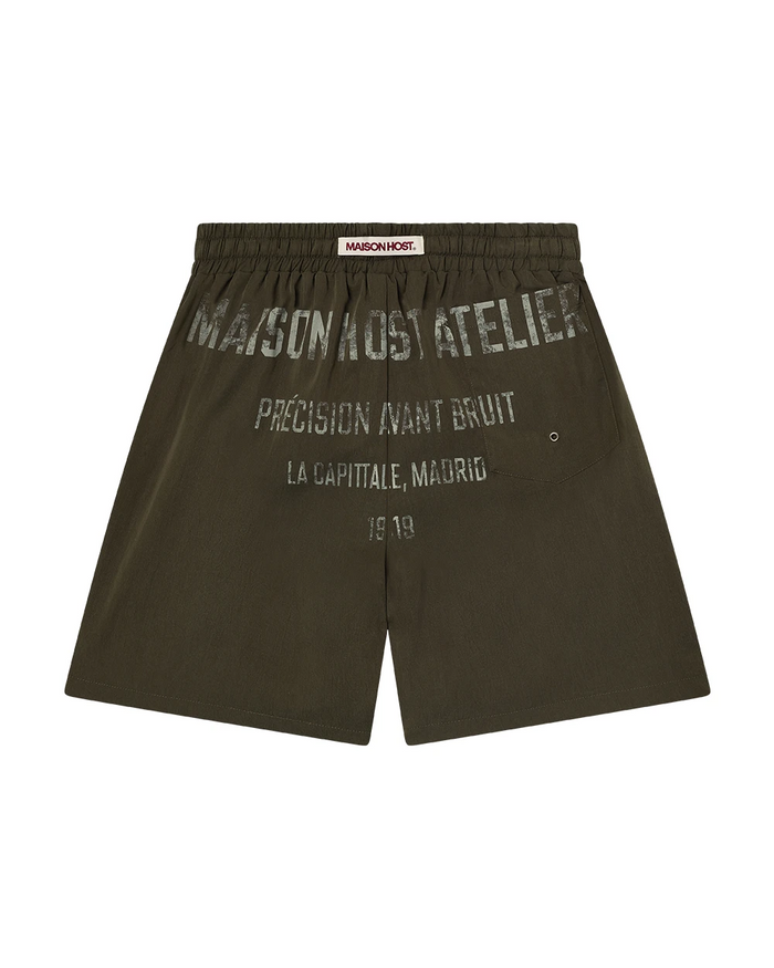 Host Atellier Swim Pants - green, white | Saturday Concept