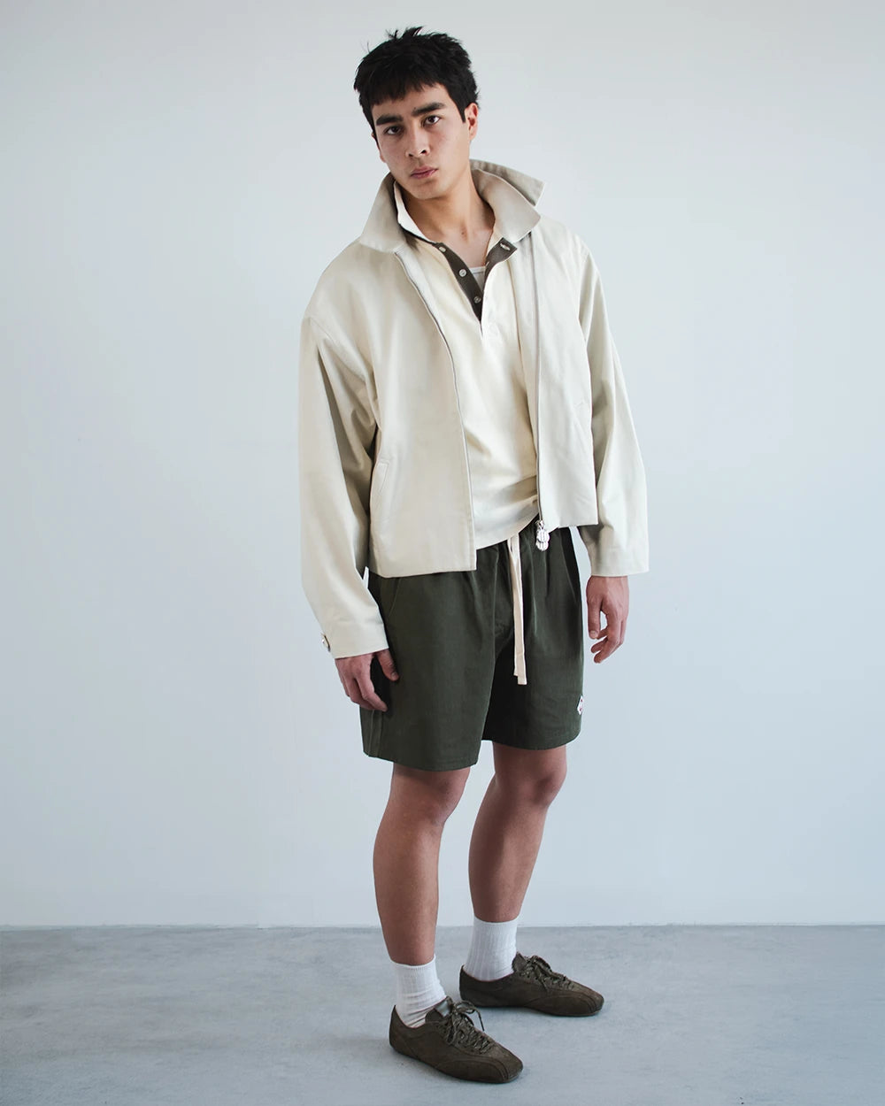 Host Atellier Swim Pants - green, white | Saturday Concept
