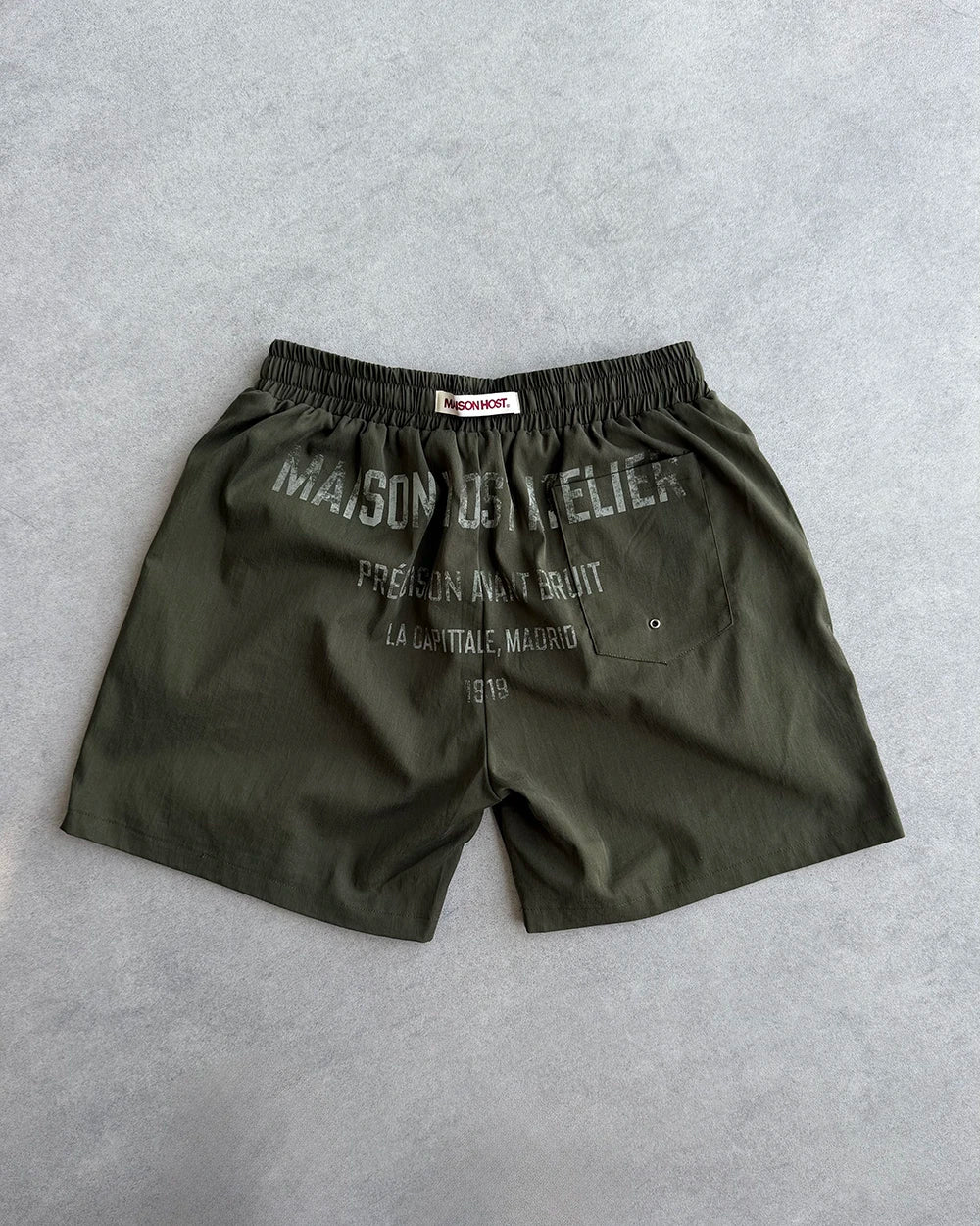 Host Atellier Swim Pants - green, white | Saturday Concept