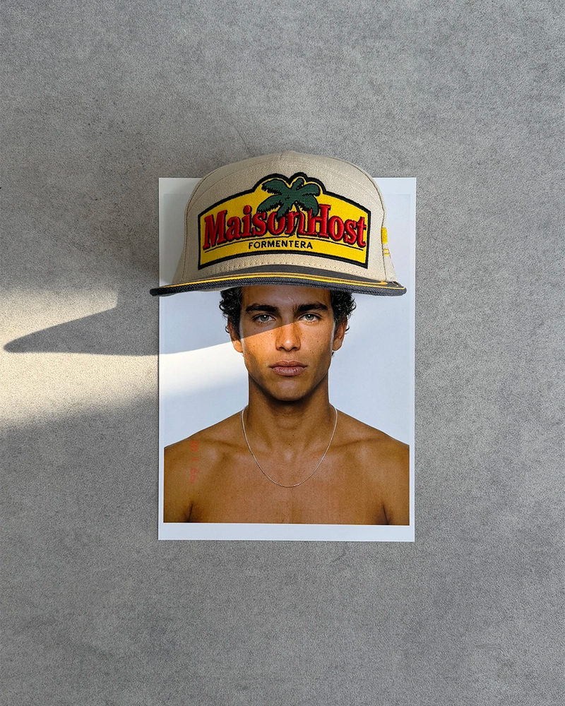 Host Formentera Ecru Cap - blue, white | Saturday Concept