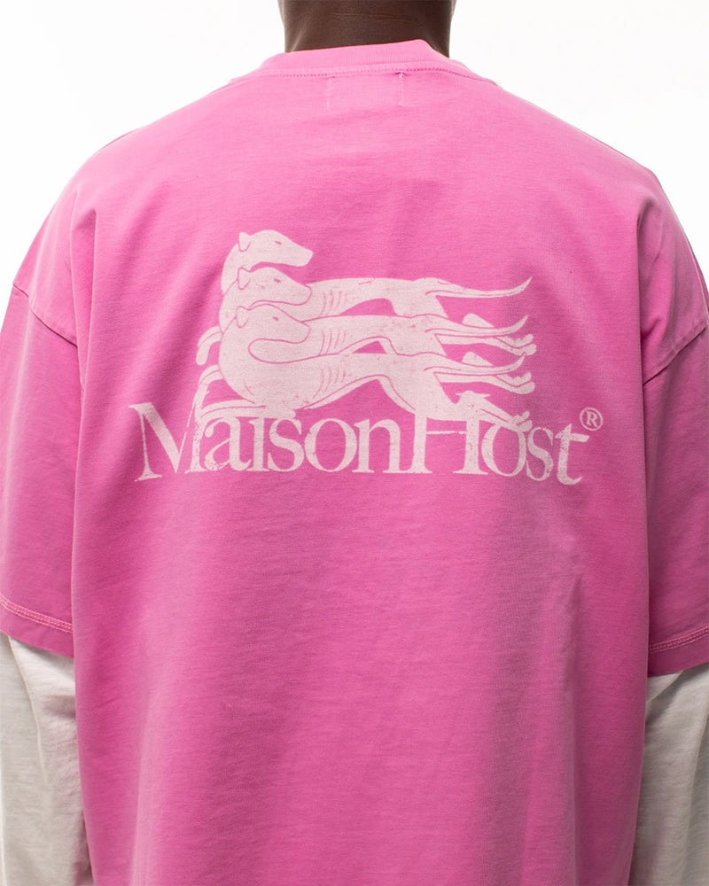 Host Galgo Pink Tee - pink | Saturday Concept