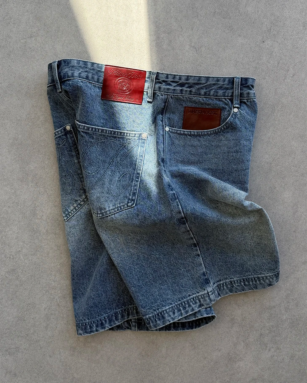 Host MH Washed Denim Shorts - blue | Saturday Concept