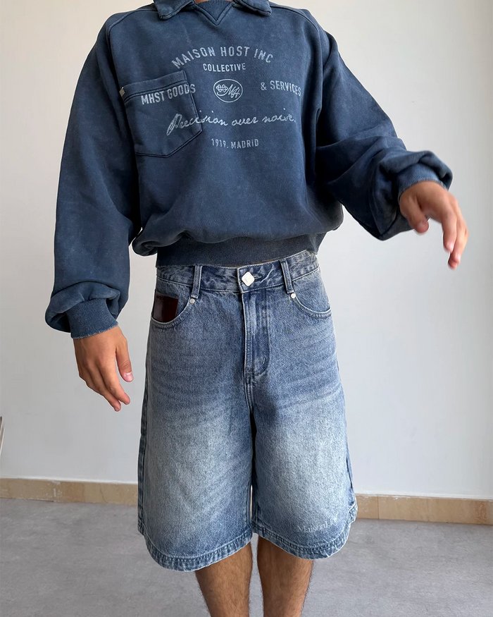 Host MH Washed Denim Shorts