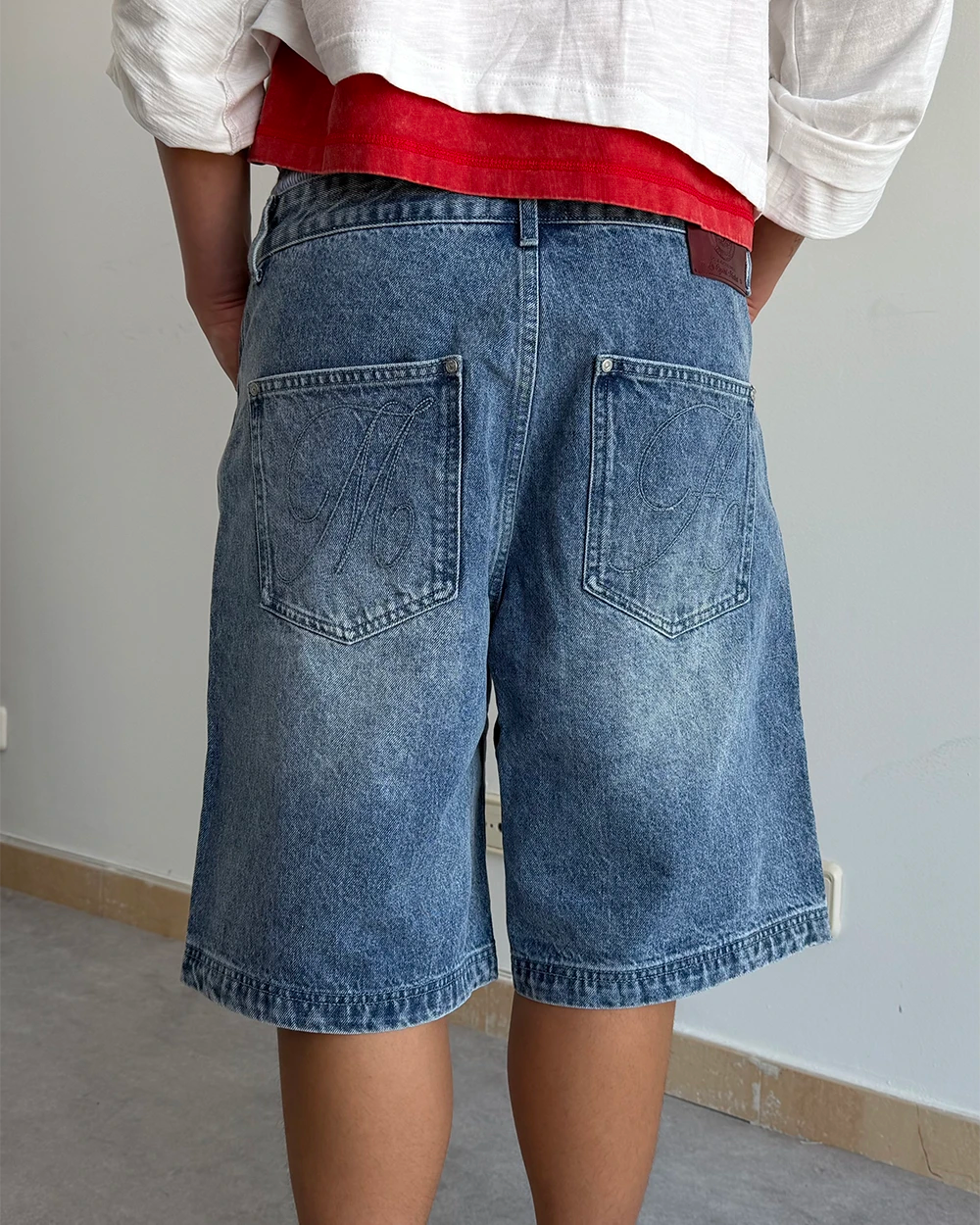 Host MH Washed Denim Shorts - blue | Saturday Concept