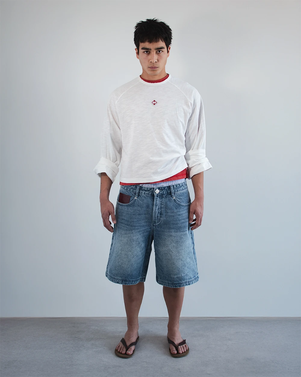 Host MH Washed Denim Shorts - blue | Saturday Concept