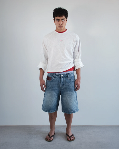 Host MH Washed Denim Shorts - blue | Saturday Concept