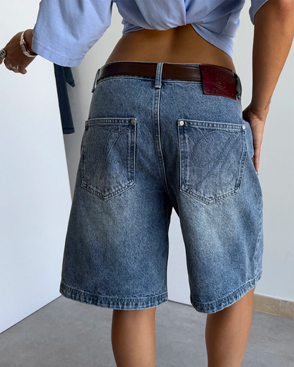 Host MH Washed Denim Shorts - blue | Saturday Concept