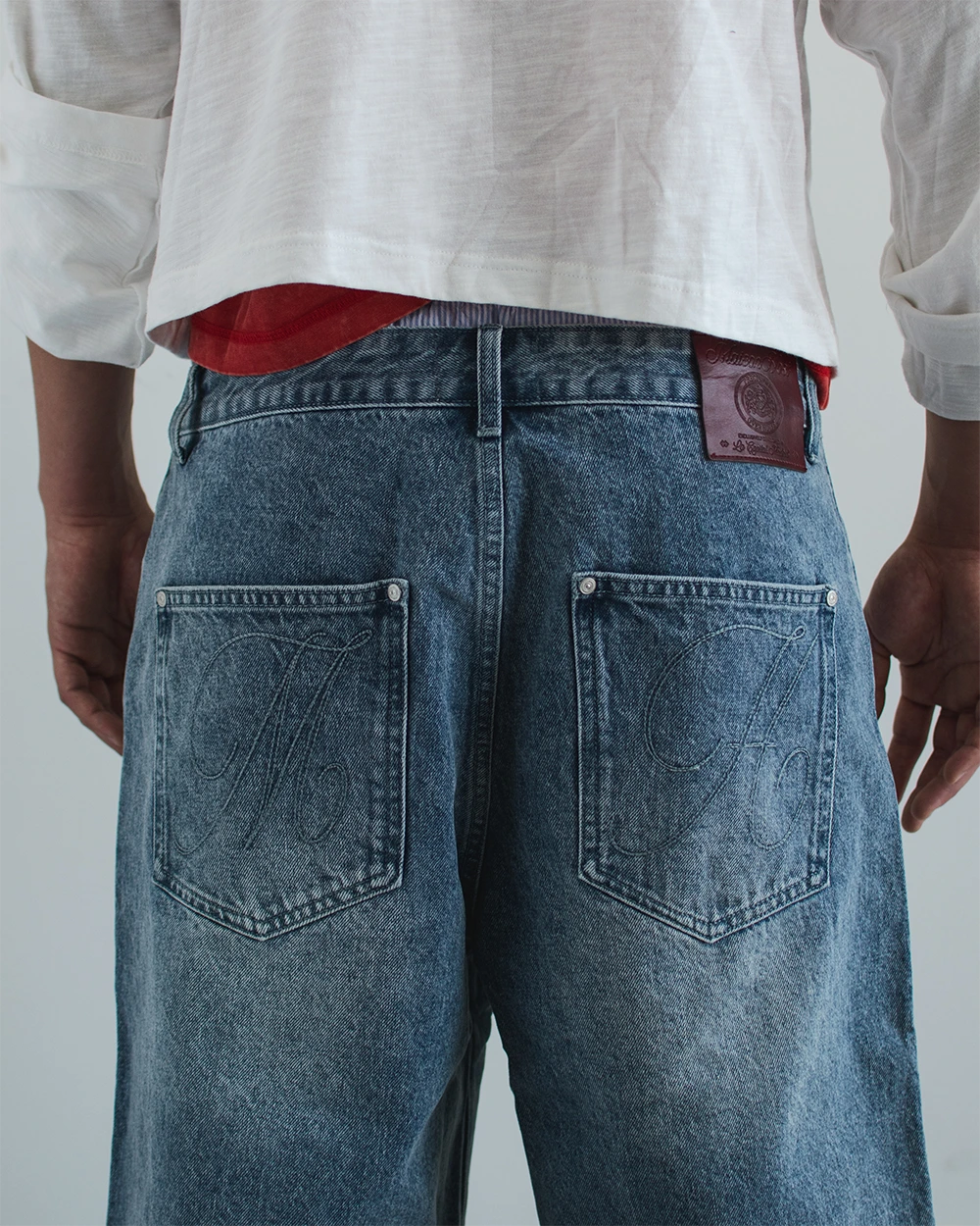 Host MH Washed Denim Shorts - blue | Saturday Concept