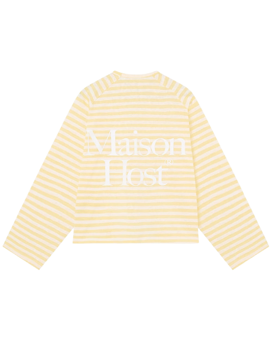 Host Striped Rag Yellow Long Sleeve