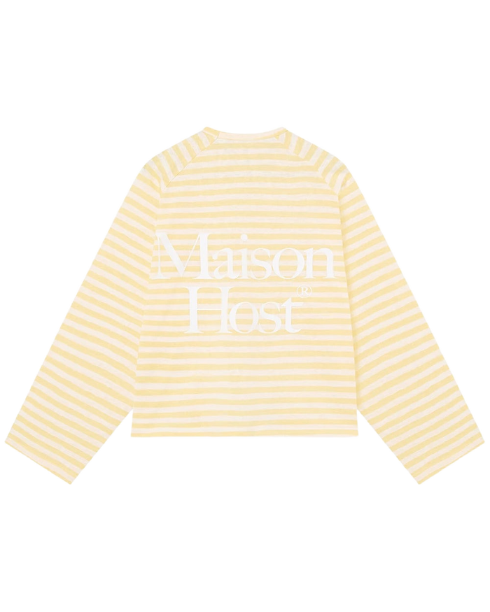 Host Striped Rag Yellow Long Sleeve