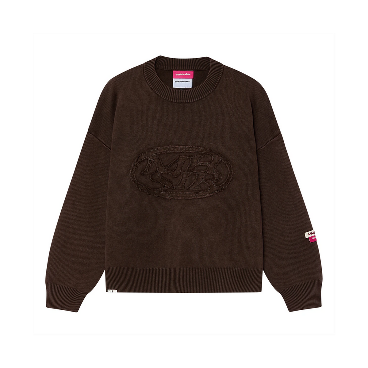 Host x Satenier MHSTR Brown Knit - brown | Saturday Concept