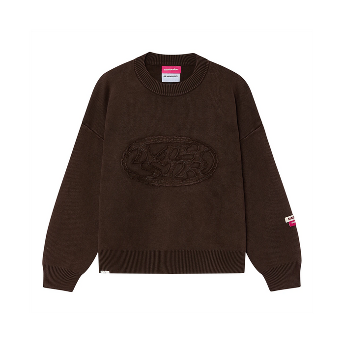 Host x Satenier MHSTR Brown Knit - brown | Saturday Concept