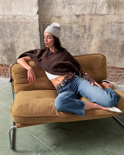 Host x Satenier MHSTR Brown Knit - brown | Saturday Concept