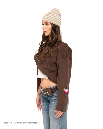 Host x Satenier MHSTR Brown Knit - brown | Saturday Concept