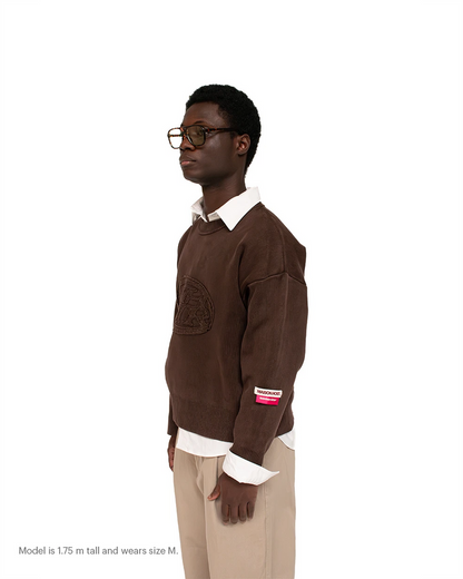 Host x Satenier MHSTR Brown Knit - brown | Saturday Concept