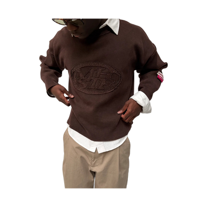 Host x Satenier MHSTR Brown Knit - brown | Saturday Concept