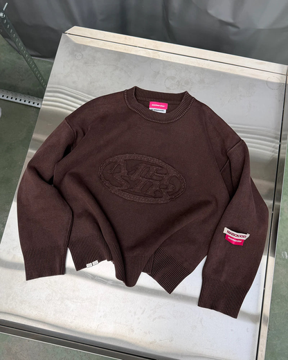 Host x Satenier MHSTR Brown Knit - brown | Saturday Concept