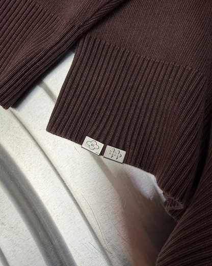 Host x Satenier MHSTR Brown Knit - brown | Saturday Concept