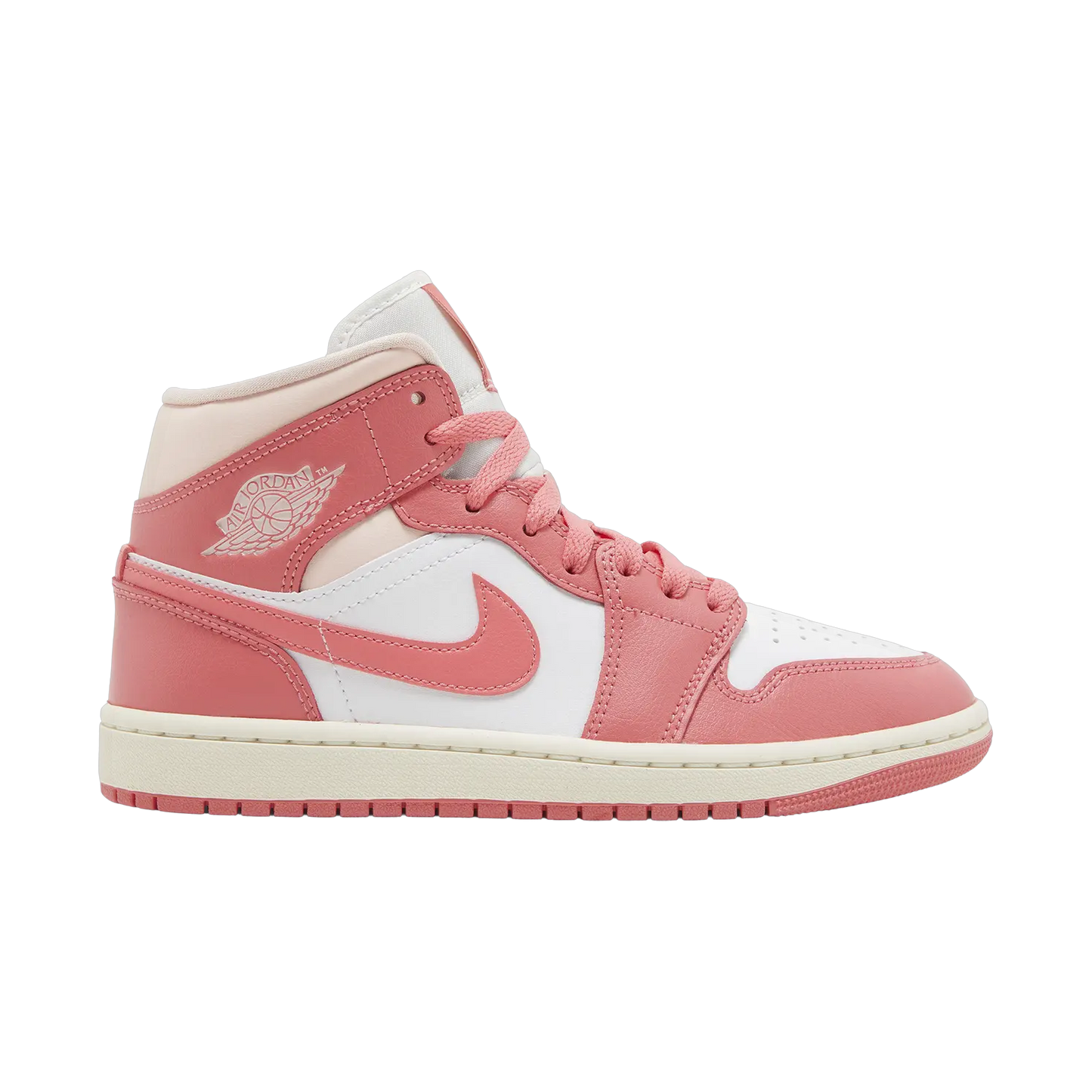 Jordan 1 Mid Strawberries and Cream - pink, cream | Saturday Concept