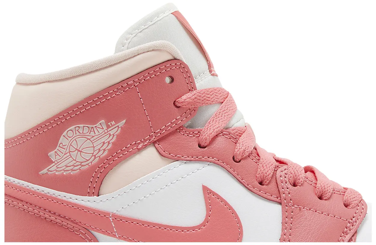 Jordan 1 Mid Strawberries and Cream - pink, cream | Saturday Concept