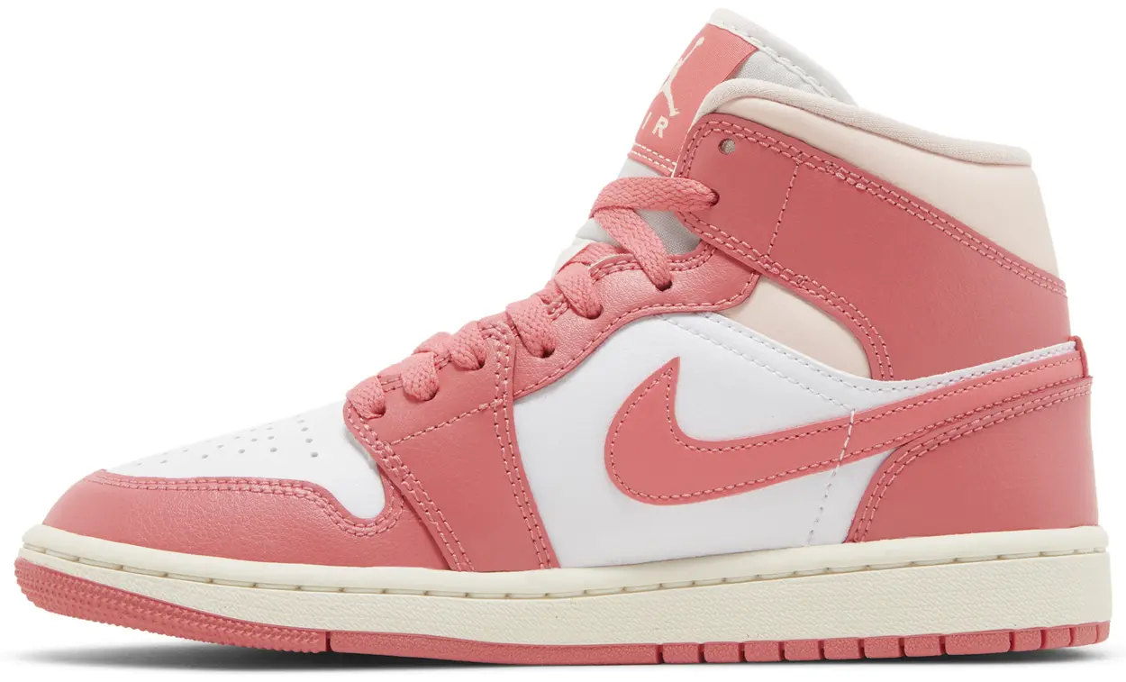 Jordan 1 Mid Strawberries and Cream - pink, cream | Saturday Concept