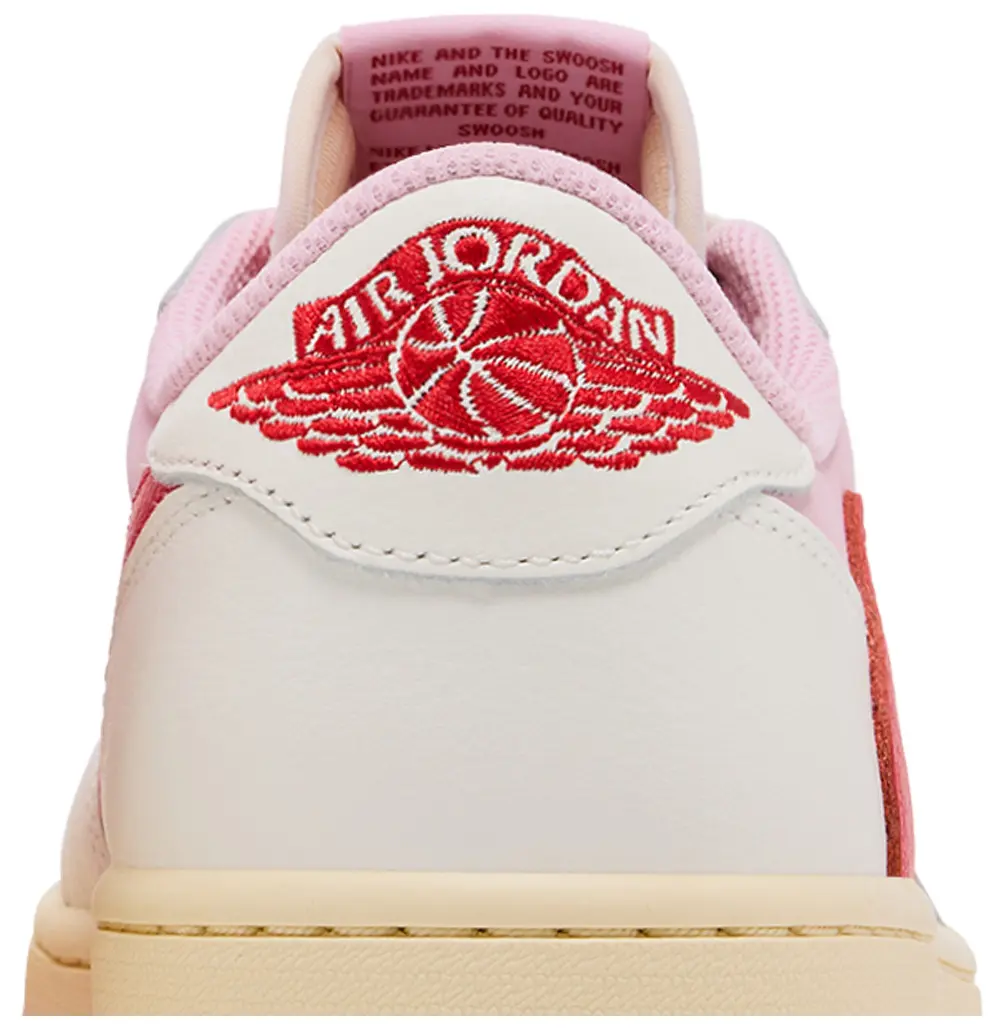 Jordan 1 Retro Low OG SP Travis Scott Sail Tropical Pink - pink, red | Saturday Concept