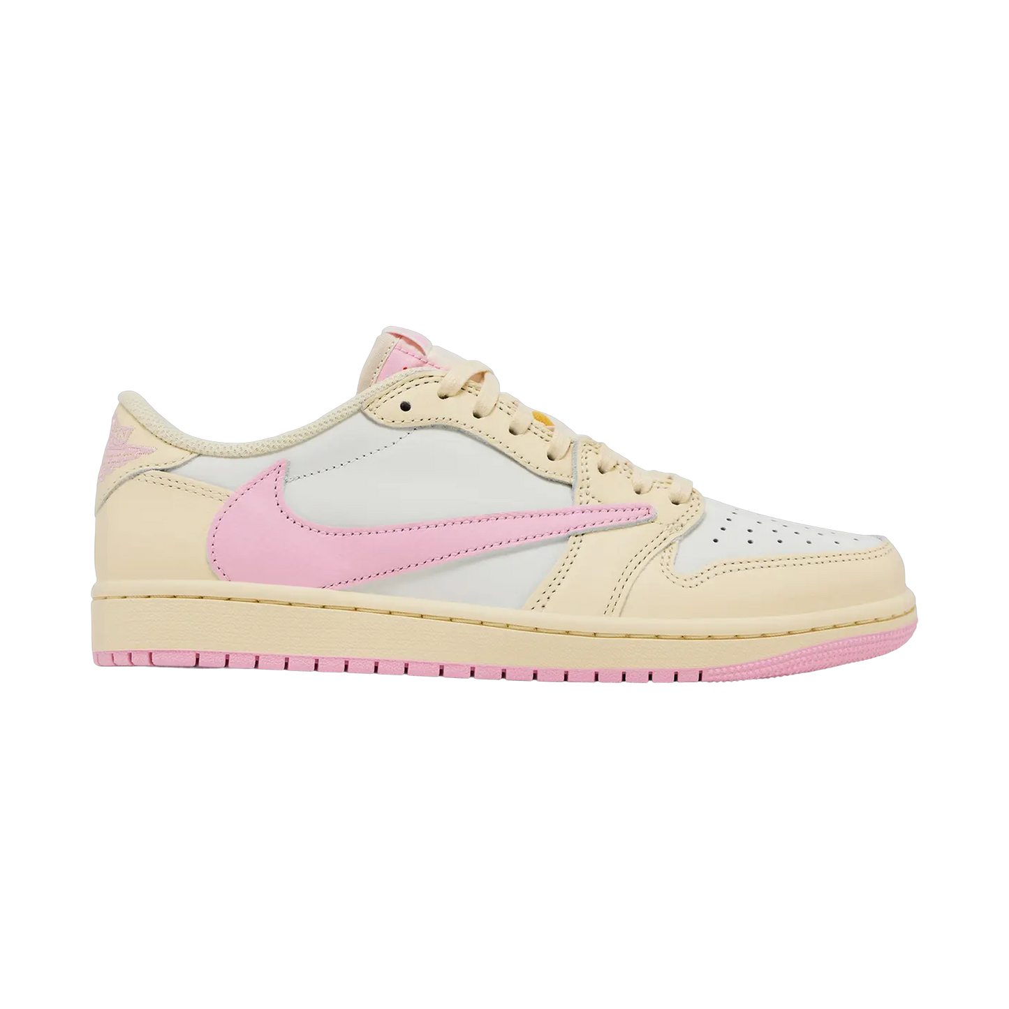 Jordan 1 Retro Low OG SP Travis Scott Shy Pink - cream, pink | Saturday Concept