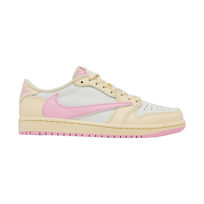 Jordan 1 Retro Low OG SP Travis Scott Shy Pink - cream, pink | Saturday Concept