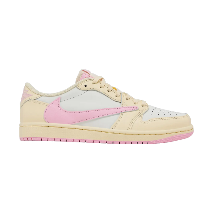 Jordan 1 Retro Low OG SP Travis Scott Shy Pink - cream, pink | Saturday Concept