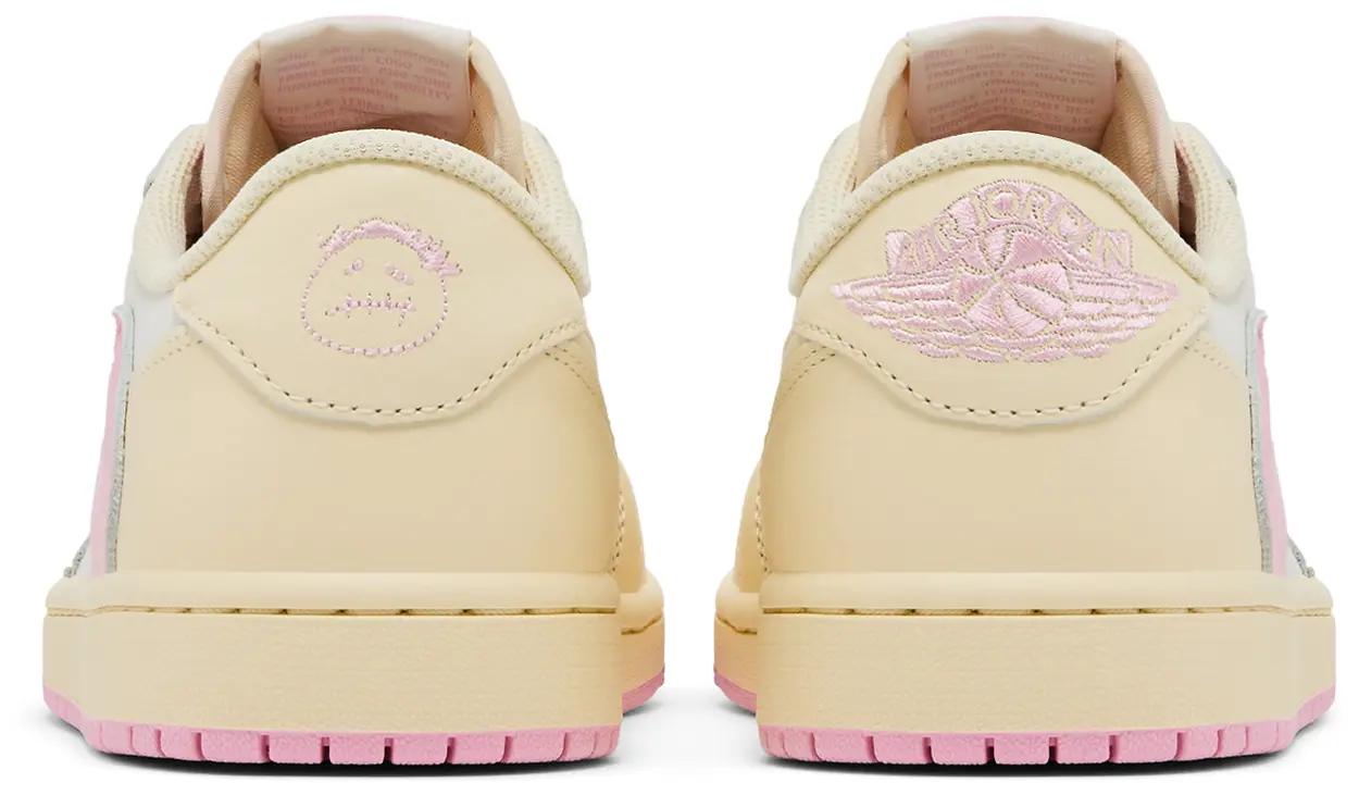 Jordan 1 Retro Low OG SP Travis Scott Shy Pink - cream, pink | Saturday Concept