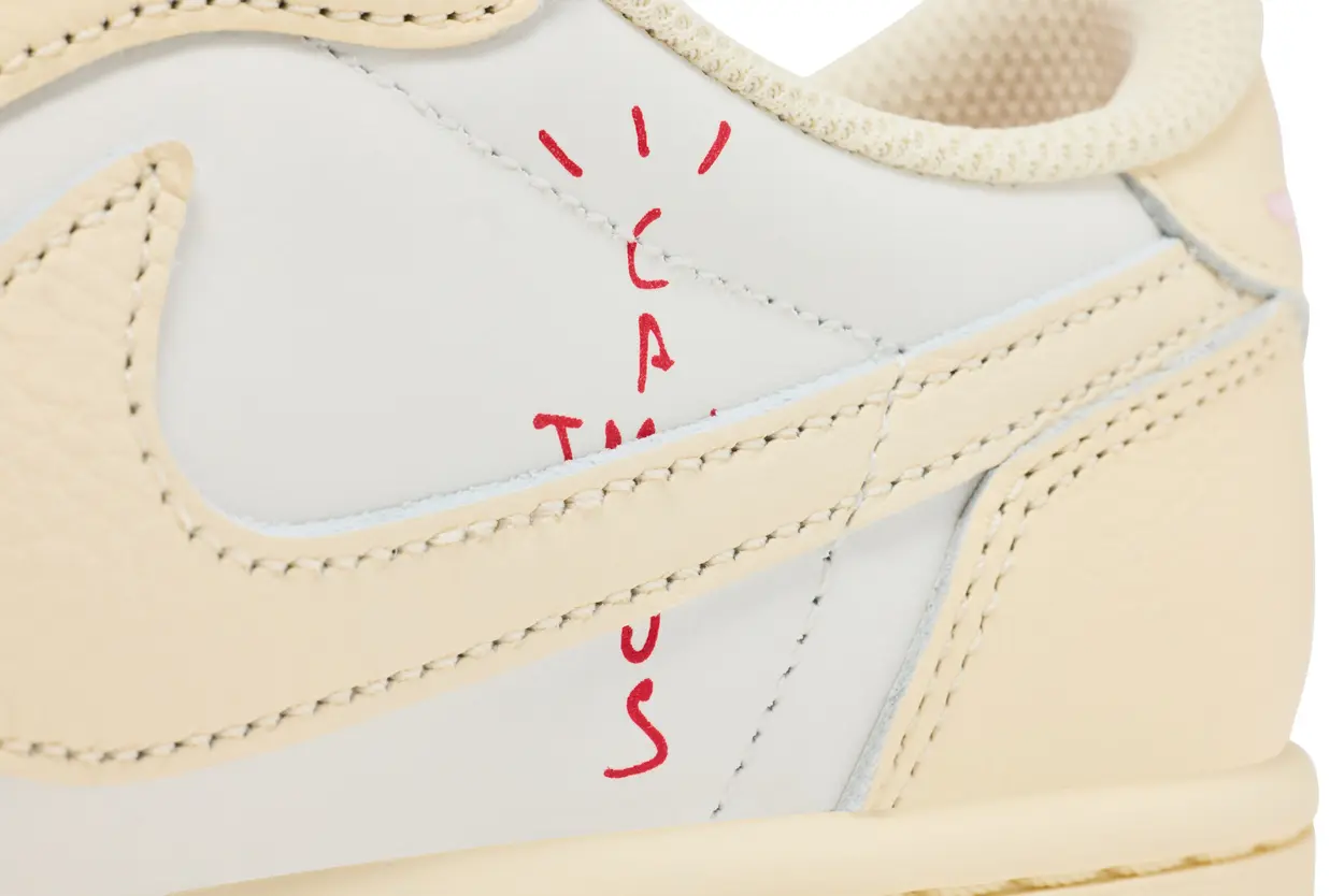 Jordan 1 Retro Low OG SP Travis Scott Shy Pink - cream, pink | Saturday Concept