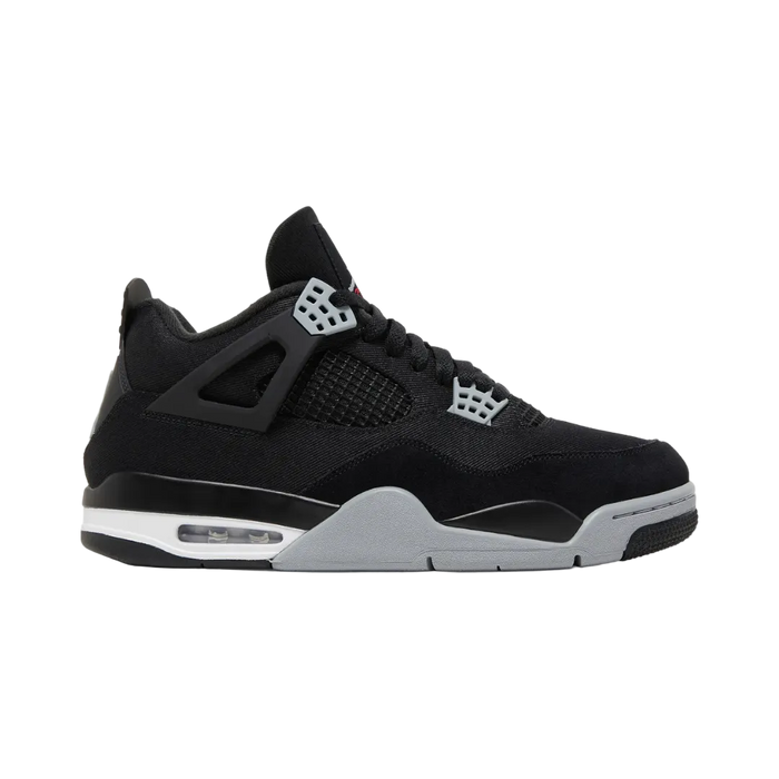 Jordan 4 Black Canvas