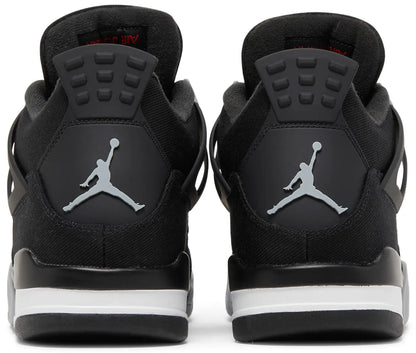 Jordan 4 Black Canvas