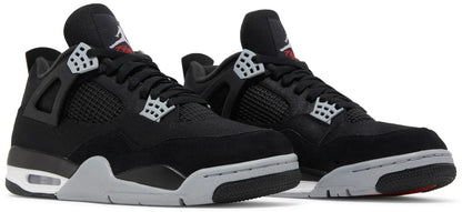 Jordan 4 Black Canvas