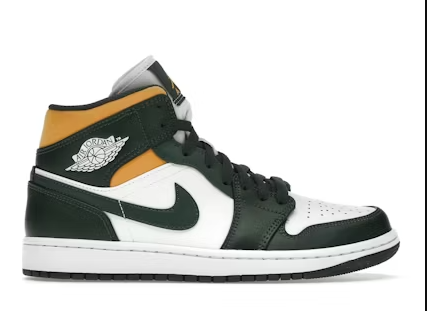 Jordan 1 Mid Sonic Green