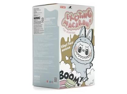 Pop Mart Labubu The Monsters Exciting Macarons Vinyl Plush Pendant Single Blind Box