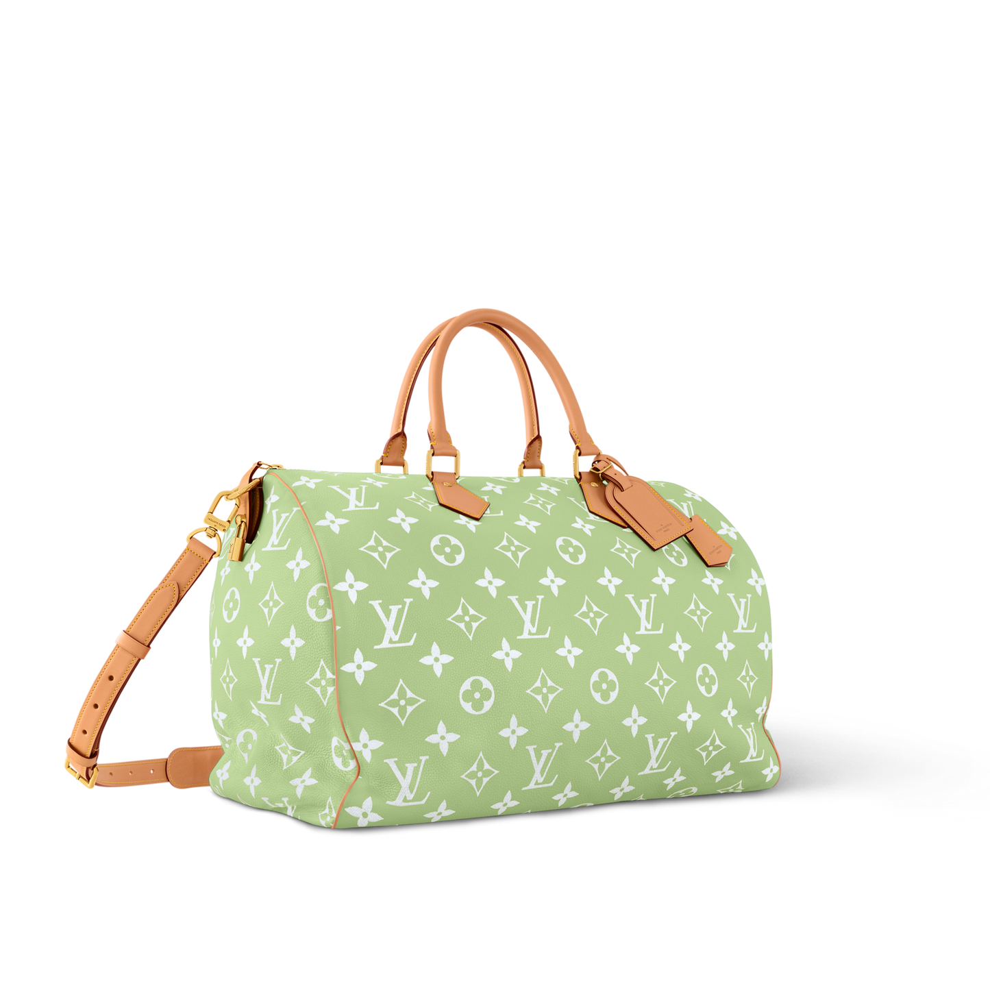 Louis Vuitton Speedy P9 50 Frozen Lime - green, white | Saturday Concept
