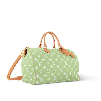 Louis Vuitton Speedy P9 50 Frozen Lime - green, white | Saturday Concept