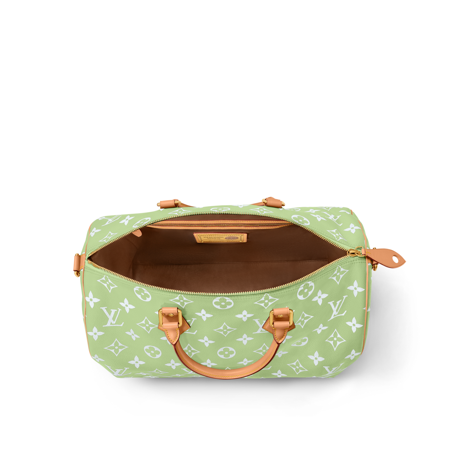 Louis Vuitton Speedy P9 50 Frozen Lime - green, white | Saturday Concept